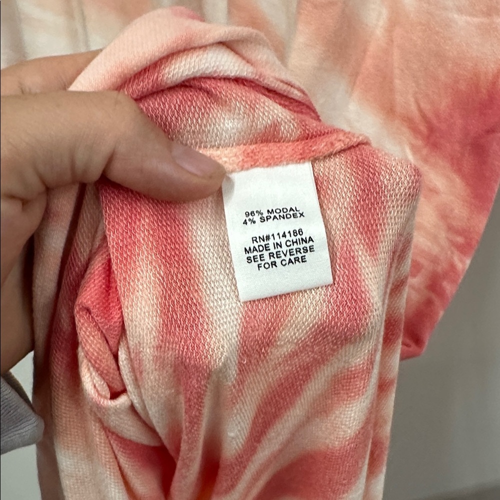 NWT ADYSON PARKER TIE DYE SUPER SOFT MAXI DRESS IN DUBARRY COMBO L - Picture 5 of 6